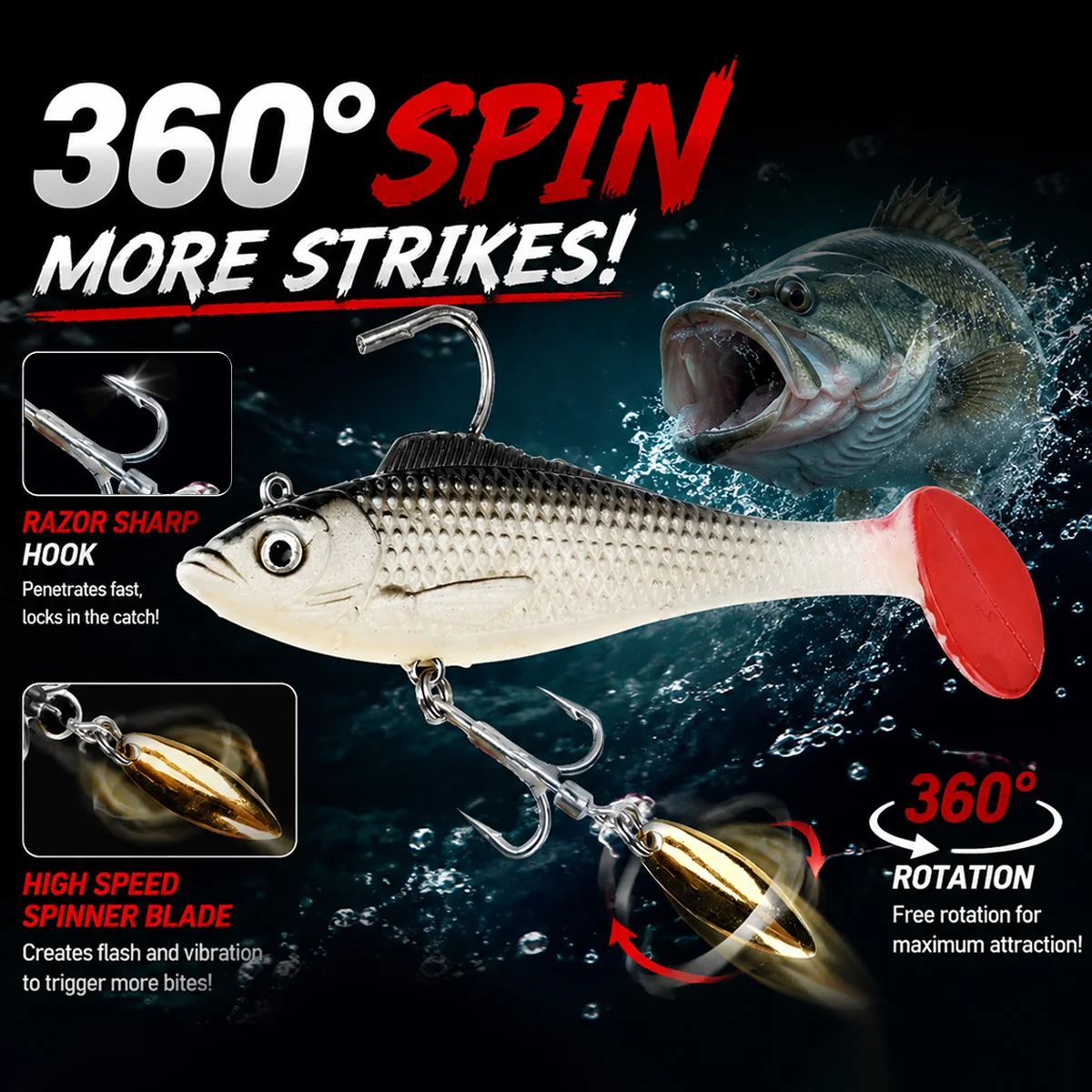 MEREDITH Spinning Lure 10cm 12 - Fishing Lure Blade Bait 评论和价格