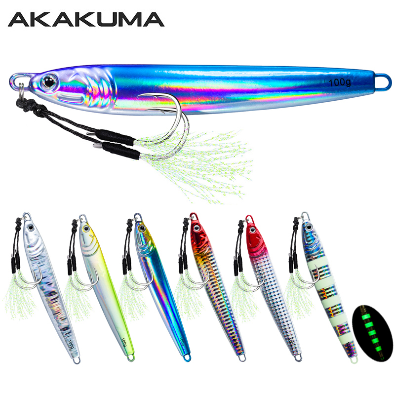 7Pcs 40g 60g 80g 100g Luminous - Fishing Lure Spinnerbait 评论和价格