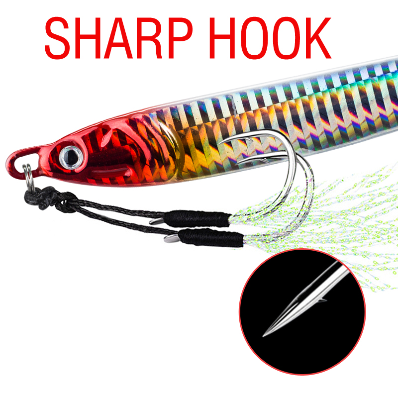 7Pcs 40g 60g 80g 100g Luminous - Fishing Lure Spinnerbait 评论和价格