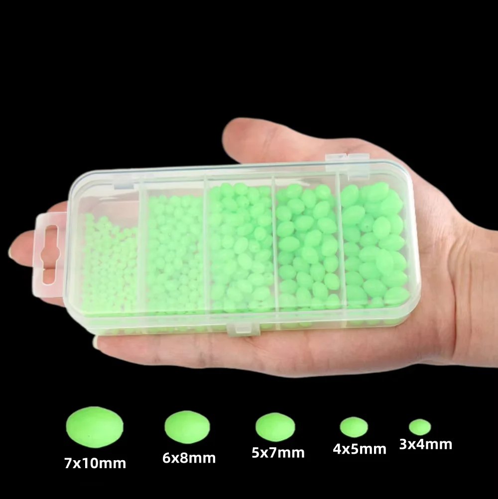 375Pcs/Set Night Luminous Fish - Fishing Lure Soft Plastic 评论和价格
