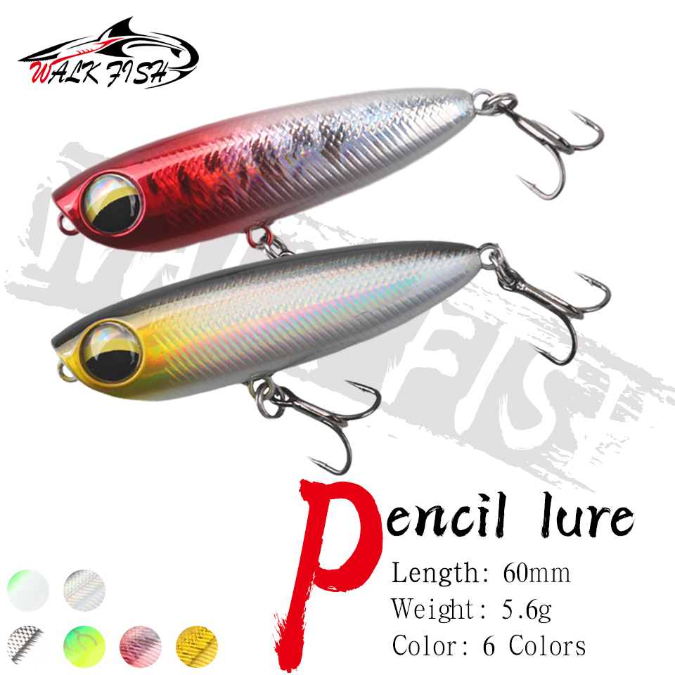 WALK FISH 1Pcs 6cm 5.6g Topwat - Fishing Lure Popper 评论和价格