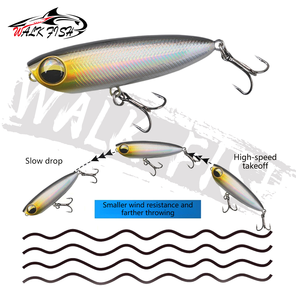 WALK FISH 1Pcs 6cm 5.6g Topwat - Fishing Lure Popper 评论和价格